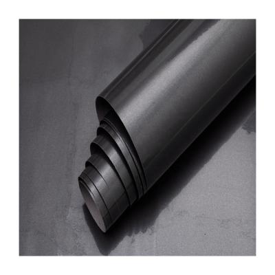 China Self-Adhesive Black PVC Wall Paper Kitchen Waterproof Oil-Proof Decorative film for sale