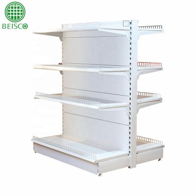 China double sided commercial insurance supermarket gondola shelving, gondola shelving used, gondola supermarket shelving for sale