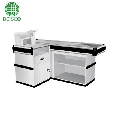 China steel and plastic checkout counters for sale/retail checkout counters/used checkout counters for sale