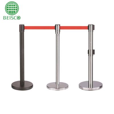 China Instruction of Trade Assurance Hot Selling Retractable Belt Barrier, Conveyor Belt Rack, Queue Rope Barrier for sale