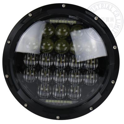 China For Jeep JK TJ CJ OVOVS 84w High Power 5D Lens 7inch Round Led Headlight With DRL Low Height H4 Beam For Jeep JK TJ CJ for sale