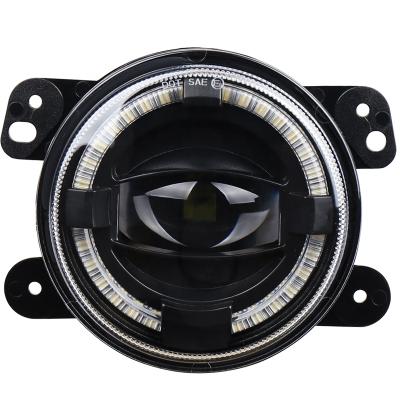 China ForJeep jk OVOVS Auto Parts 4inch 30W Led Fog Light Driving Fog Lamp With DRL For Jeep Jk Off Road for sale