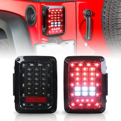 China For Jeep Wrangler JK OVOVS Wholesale Led Tail Light With Rear Light Auto Parts Tail Lights For Jeep Wrangler JK for sale