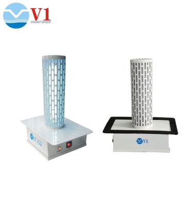 China Hotel air eliminated rate 102h0% 2.5 uv-c led air filter sterilizer air purifier for home for sale