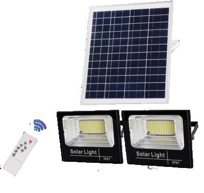 China Stadium Led Outdoor Courtyard Solar Flood Light 60w 100w Street Light Integrated Garden Light for sale