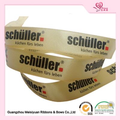 China 38mm Exclusive personalized wedding ribbon for favors , Ink Printing Method double sided satin ribbon for sale