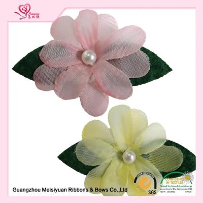 China Decoration Pink Handmade lapel flower pins With Pearl eco friendly feature for sale