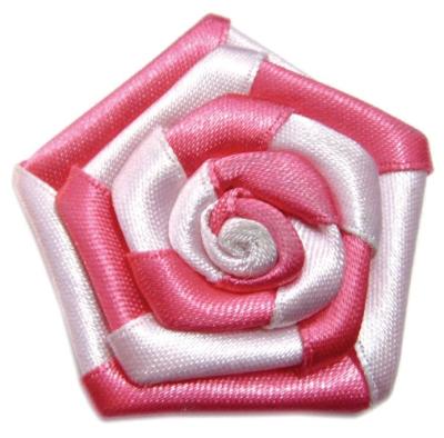 China 100% Polyester DIY Satin Ribbon Flowers for Baby Girl' s Garment Accessories for sale