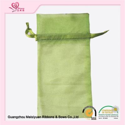 China Spring Green waterproof small Custom Drawstring Bags For Wedding Favors fashion design for sale