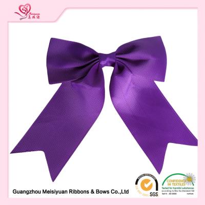 China Grosgrain Ribbon Material Gift Wrap Bows Purple / Pink big Ribbon Bows for sale