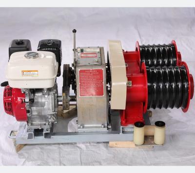 China Construction worksÂ   Three Tons Double-Bull Wheel Winch Used for Lifting Mechanical Equipments, Erecting Pole Pylon, Transporting and Stringing Conductors for sale