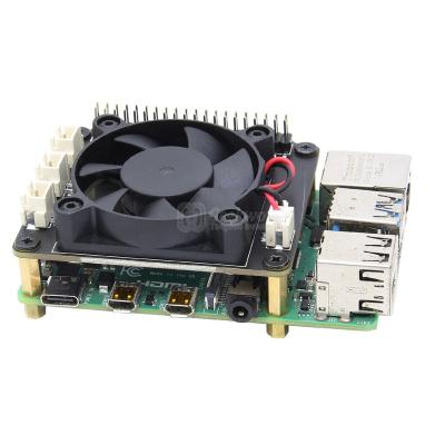 China The Internet of Things Raspberry Pi Fan Expansion Board (X728-A1) for Raspberry Pi 4B Model 3B+/3B/2B for sale