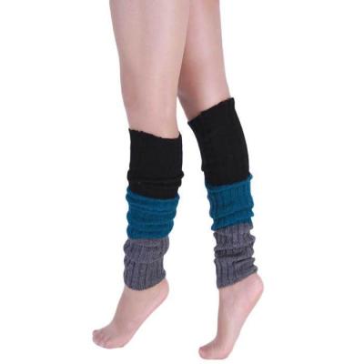 China Breathable Wool Knit Leg Warmer Boots Boot Warmer Knee High Winter Socks for sale