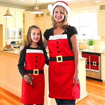 China Morden Hot Sale Christmas Ornaments Holiday Costumes Christmas Apron Christmas Family Party Supplies for sale