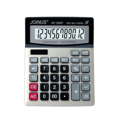 China High Quality General Purpose Calculator Joinus Family Tools 12 Digit Office Stationery Financial Electric Calculator for sale