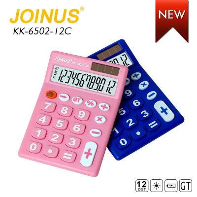 China Wholesale Office Home Factory Price Promotion Calculator Colorful Mini Calculator 12 Digit Multipurpose Business Solar Electronic for sale