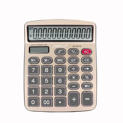 China Lovely MU Made 12 Digit Solar Desktop Electronic Calculator With Big Display For Business for sale