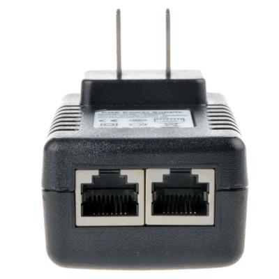 China Network transmission 24V 1A wall socket POE injector Ethernet adapter IP phone camera power supply 24V for sale