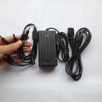 China CCTV Electronic Camera Products Universal AC DC Power Supply Adapter DC 12v 5a 12v 6a Multi Output Power Adapter for sale