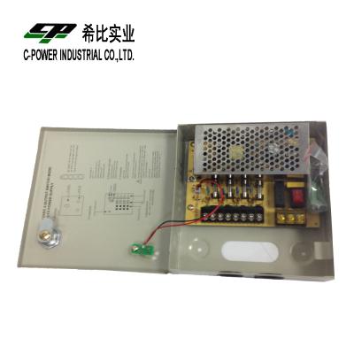 China CCTV Camera DC 12V 3A 4CH CCTV CAMERA POWER SUPPLY AC BOX Power for CCTV Camera for sale