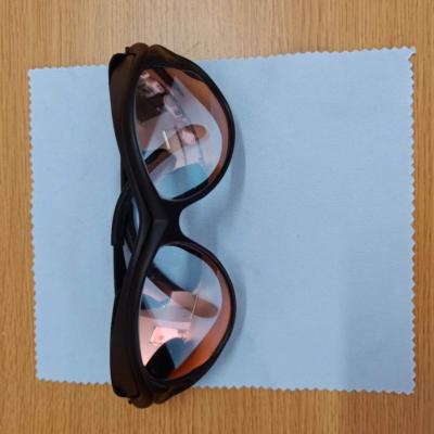 China Protect Eyes Laser Glass 808nm Transparent White Laser Shield for sale