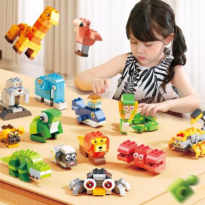 China New Innovation 462pcs Building Blocks Toy FEELO 2022 Animal Building Blocks Accept OEM ODM Customization Toys Cut Animal Educational Toys For Children for sale