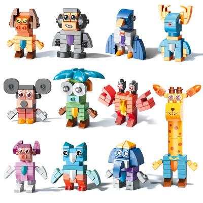 China FEELO building toy animal building block children's education toys animals large pellet than plastic building block toys for children for sale