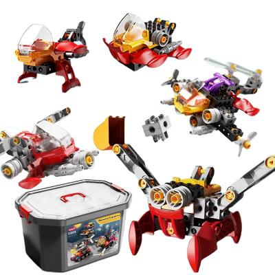 China FEELO 165pcs Mechanical Industry Building Block Building Machinery Science And Education Parts Eco-friendly Material Educational Toys For Children for sale