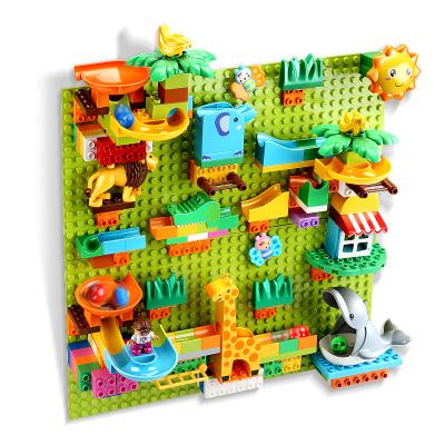 China FEELO 203pcs Eco-friendly Material Building Block Wall China Baby Toys Customized Preschool Building Blocks Building Block Toys DIY For Kids for sale