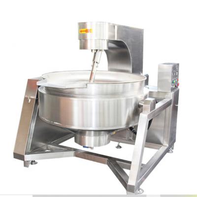 China Vegetable Processing Plant Kettle Gas Cooking Jacketed Cooking Kettle With Stirrer for sale