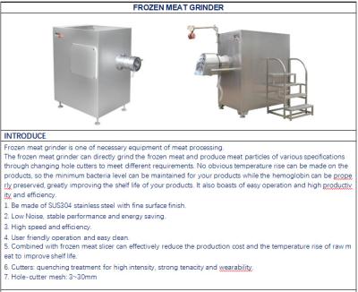 China Easy To Operate JR-250 Chicken Beef Pork Mincers Chopper And Blender Machine For Sale for sale