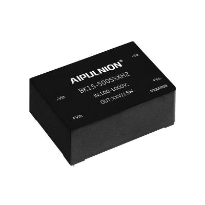 China Aipulnion Buck Converter DC-DC 200V/500V/600V/1200V to 15V 1A 15W Isoalted DC Power Supply Module for Solar Powered 70x48x23.5mm for sale