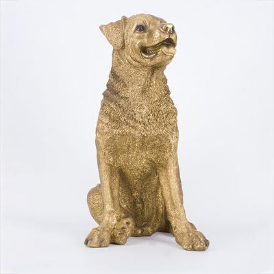 China Europe DFG Animals Statue Ornaments Decorative Dog Sculpture Statue Sculpture for sale