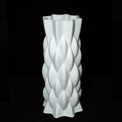 China Art Deco YKL 3D Art Ceramic Crafts Flowing Breath Living Room Desktop Multiple Colors Luxury Deco Porcelain Vase for sale