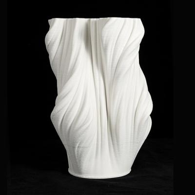 China Art Deco DFG 3D Ceramic Large Wedding Floor Vase Home Decor Art Crafts Gifts Boho Office for Decoration for sale