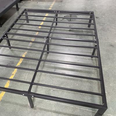 China Large Assembly Metal Slat Hotel Iron Platform Metal Base Single Metal Bed Frame Sets Metal Base for sale