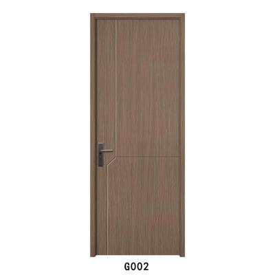 China 2023 Newest Design Sound Insulation WPC Interior Wooden Door For Villa Hotel Apartment Hospital School for sale