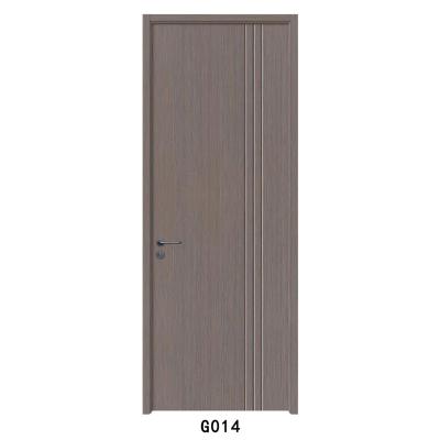 China New Design Sound Insulation WPC Interior Door With Waterproof Soundproof Interior Doors for sale