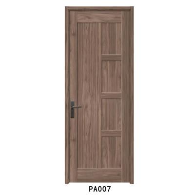 China Modern Sound Insulation Gray WPC Door For Interior In Hotel Apartment Villa House Hospital for sale