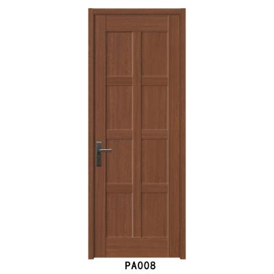 China Factory supply high quality plastic composite wooden door anti-theft for hotel villa House apartment for sale