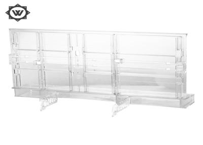 China Clear Acrylic Plastic Molding , Moulded Plastic Components Acrylic Makeup Display for sale