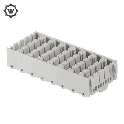 China White ABS Electrical Plastic Moulding Connector Housing Different Treatment for sale