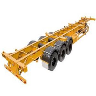 China 20'/40'/45' Loading 3 Axle 40ft 45ft Container Skeleton Transport Container Semi Trailer for sale