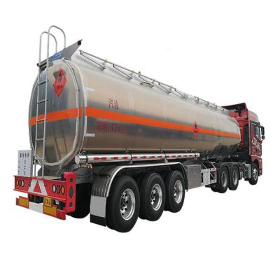 China The methanol tank trailer oil tank semi trailer semi truck trailer oil tanker trucks with trailer for sale for sale