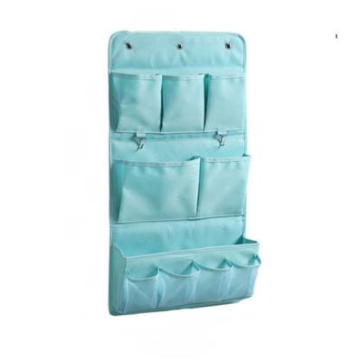 China High Quality Oxford Multifunctional Small Over The Door Closet Organizer Wall Hanging Fabric Storage Bag Bedroom Storage Bag for sale