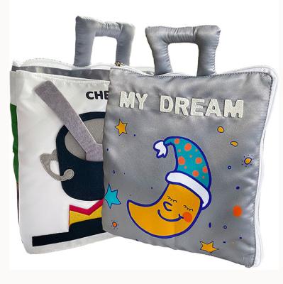 China Polyester Tranquilo de Libro My Book Quiet Kid Activity Montessori Preschool Educational Toys for Toddlers Cloth Learning Busy Book for Kids for sale