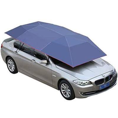 China Fireproof Folded Plegable Car Para Coche UV-Resistance Waterproof Carpa Tent Cover Para Coche Car Sunshade Cover Portable Plegable Foldable Carpa Tent Cover for sale