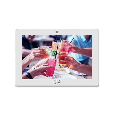 China 10inch RK3288/RK3566/RK3568 Soft Wall Mounted Android Tablet Stand Industrial Advertising PC With POE NFC for sale