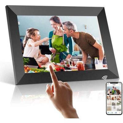 China Wifi OEM Frameo APP 10.1 inch 1280*800 IPS LCD Touch Screen 1080P 16GB Smart WiFi Digital Photo Frame for sale