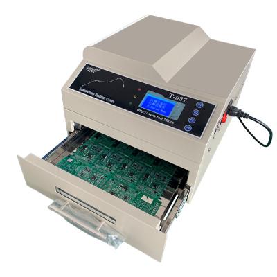 China Puhui Smt smd industry t937 infrared and hot air reflow desktop furnace for PC related SMT soldering machine for sale